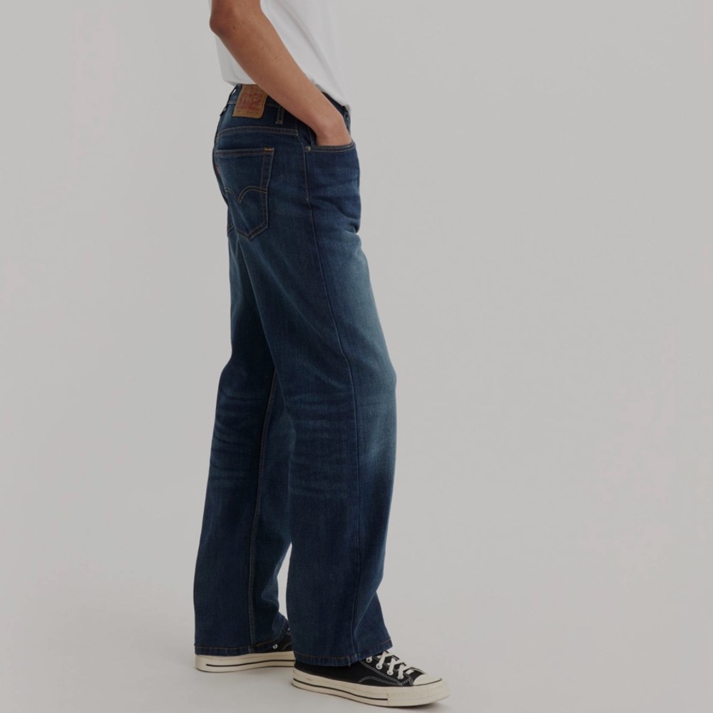 Levi’s 569 Loose Straight Fit Blue Denim Casual Men’s Jeans 44